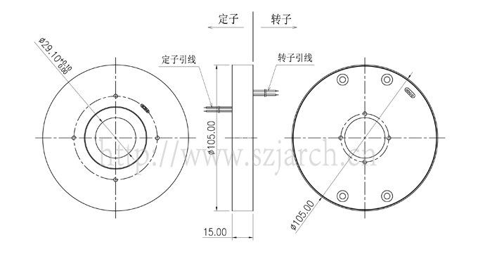 盘式滑环